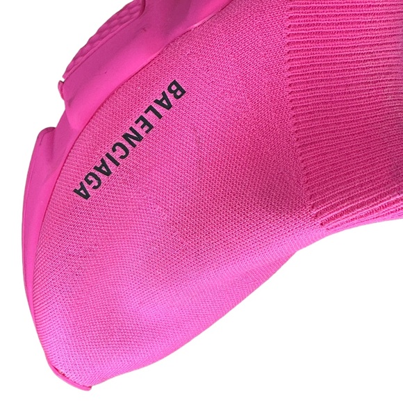 BALENCIAGA HOT PINK SPEED MULES - Picture 6 of 7